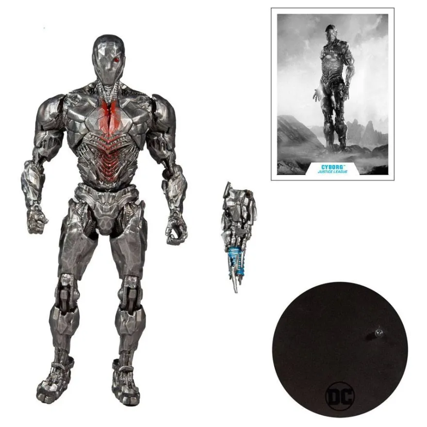 DC Multiverse Actionfigur Cyborg (Helmet) (Justice League Movie)