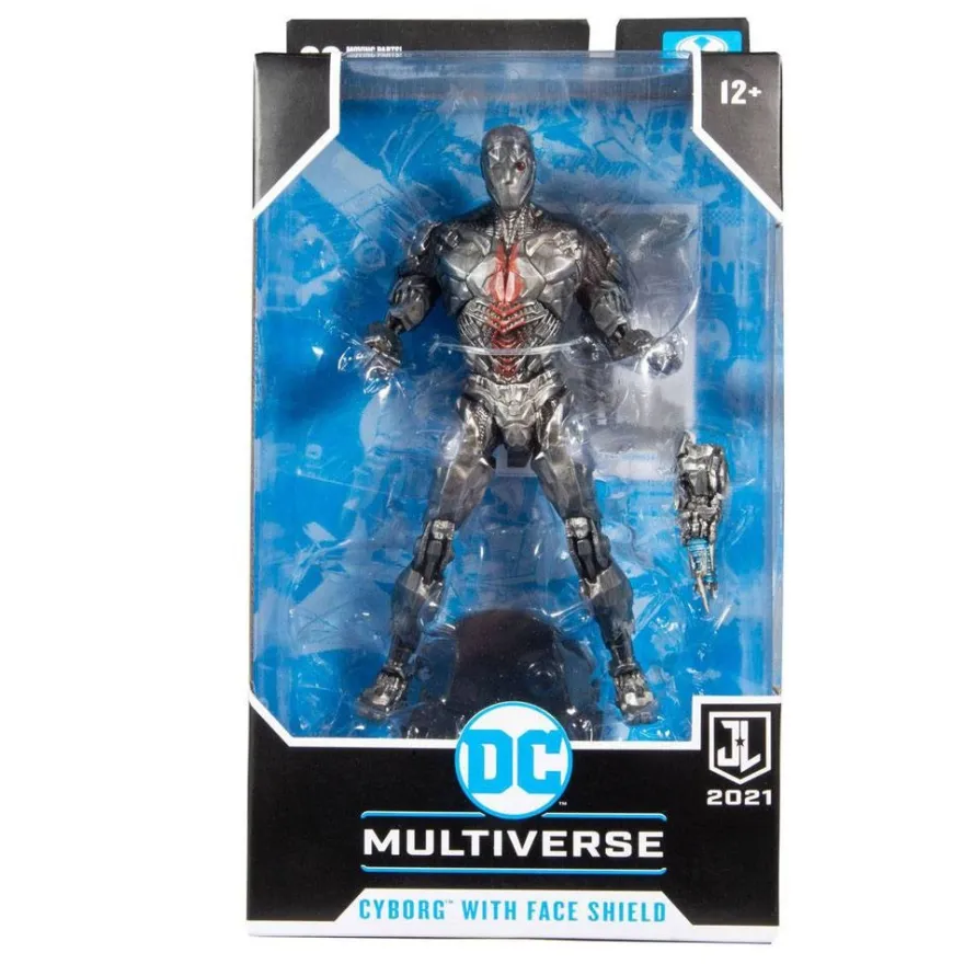 DC Multiverse Actionfigur Cyborg (Helmet) (Justice League Movie)
