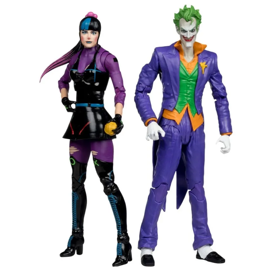 DC Multiverse Actionfiguren 2er-Pack The Joker & Punchline 18 cm
