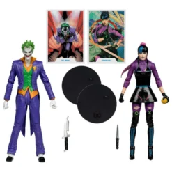 DC Multiverse Actionfiguren 2er-Pack The Joker & Punchline 18 cm