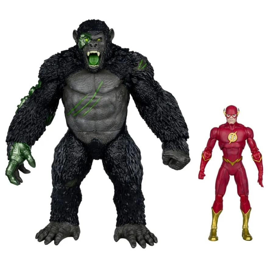 DC Multiverse Actionfiguren 2er-Pack Flash vs. Titano 18 cm