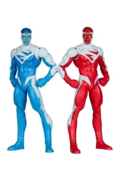 DC Multiverse Actionfiguren 2er-Pack Superman Blue vs. Superman Red (Gold Label) 18 cm