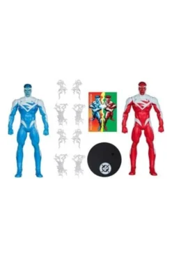 DC Multiverse Actionfiguren 2er-Pack Superman Blue vs. Superman Red (Gold Label) 18 cm