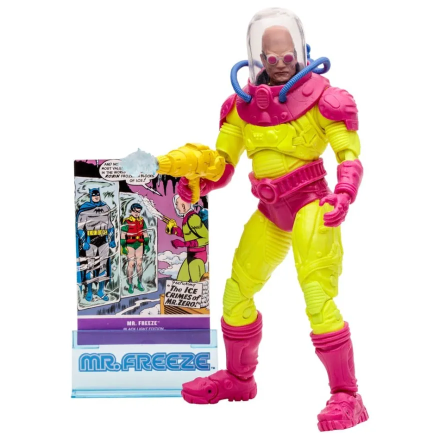 DC Multiverse Actionfigur Mr. Freeze (Black Light) (Gold Label) 18 cm
