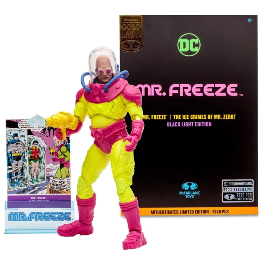 DC Multiverse Actionfigur Mr. Freeze (Black Light) (Gold Label) 18 cm