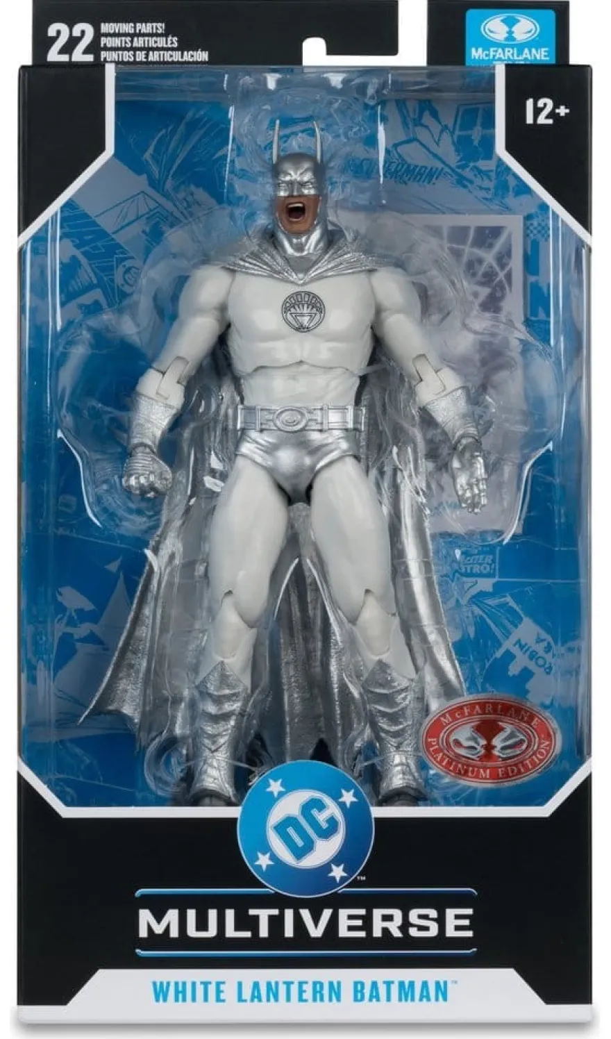 DC Multiverse Actionfigur White Lantern Batman (Brightest Day) (Red Platinum Edition) 18 cm