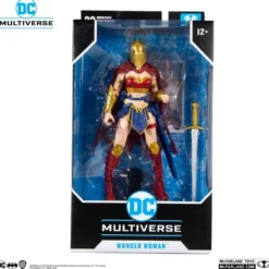 DC Multiverse Actionfigur Wonder Woman with Helmet of Fate (Batman: Last Knight on Earth)