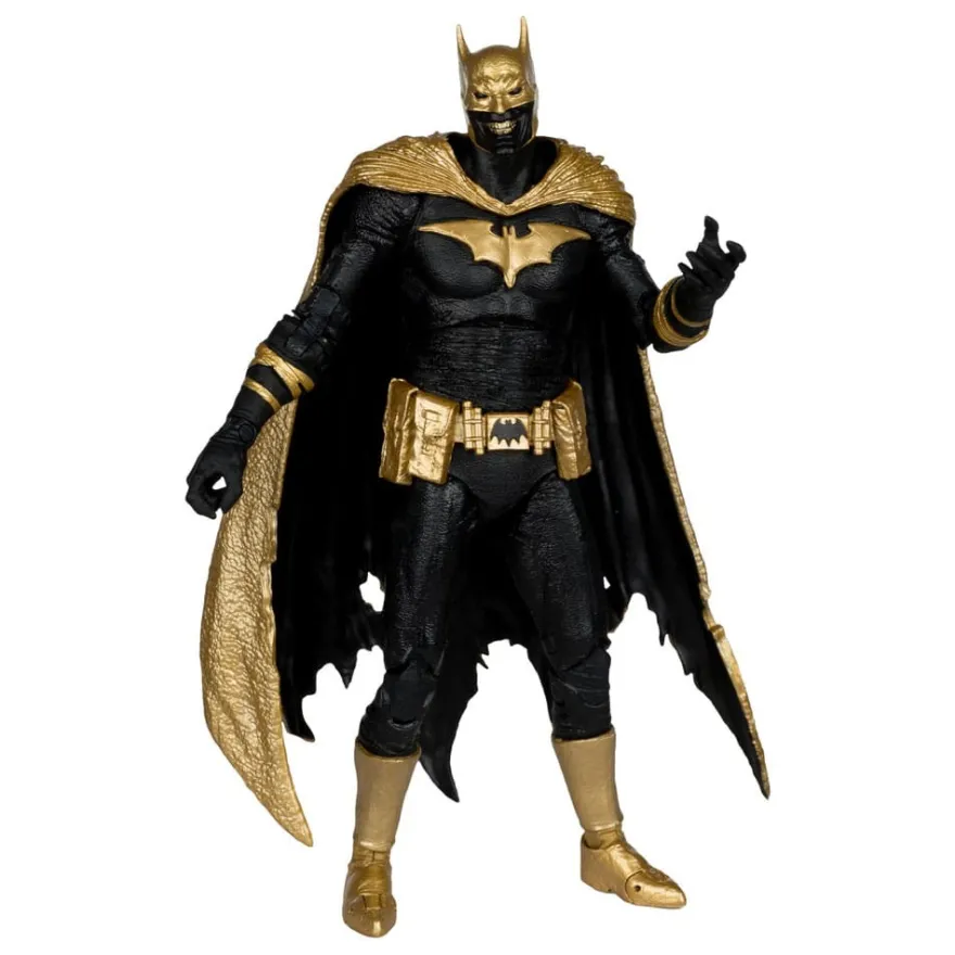 DC Multiverse Batman of Earth-22 Infected (Dark Metal) Knightmare Edition (Gold Label) 18 cm