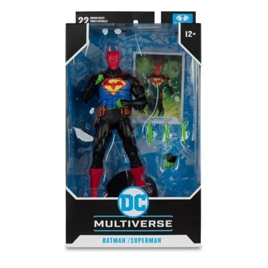 DC Multiverse Batman Wave 2 Batman Superman Fusion Actionfigur