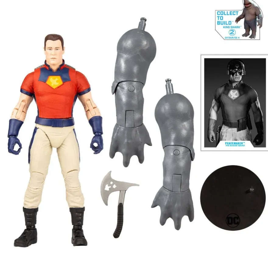 DC Multiverse Build A Actionfigur Peacemaker Unmasked (Suicide Squad)