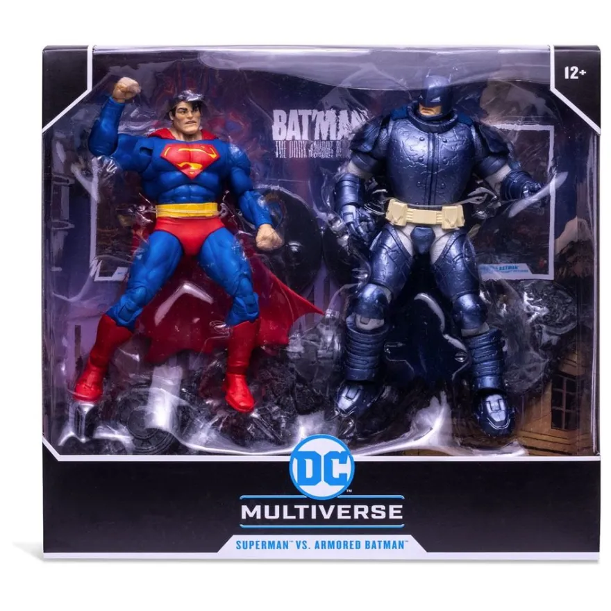 DC Multiverse Collector Multipack Actionfiguren Superman vs. Armored Batman (2-Pack)