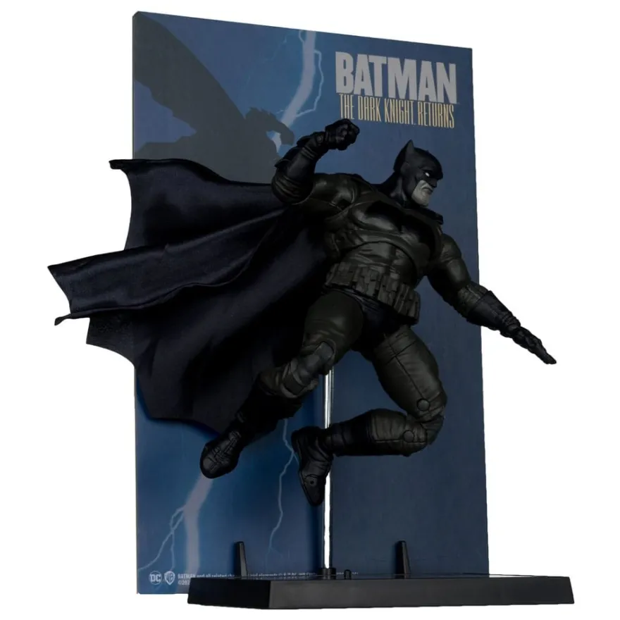 DC Multiverse Cover Recreations Actionfigur Batman (The Dark Knight Returns #1) (Gold Label) 18 cm