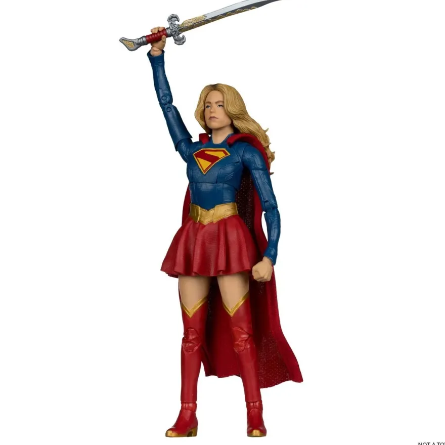DC Multiverse Deluxe Theatrical Edition Wave 4 Supergirl Movie Supergirl and Baby Krypto Actionfigur