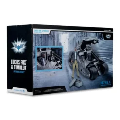 DC Multiverse Fahrzeug Tumbler mit Lucuis Fox (The Dark Knight) (Gold Label)