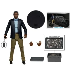 DC Multiverse Fahrzeug Tumbler mit Lucuis Fox (The Dark Knight) (Gold Label)
