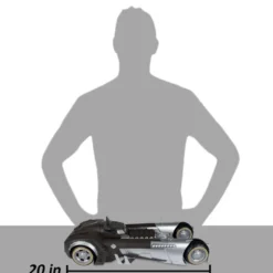 DC Multiverse Fahrzeug White Knight Batmobile (Gold Label) 18 cm
