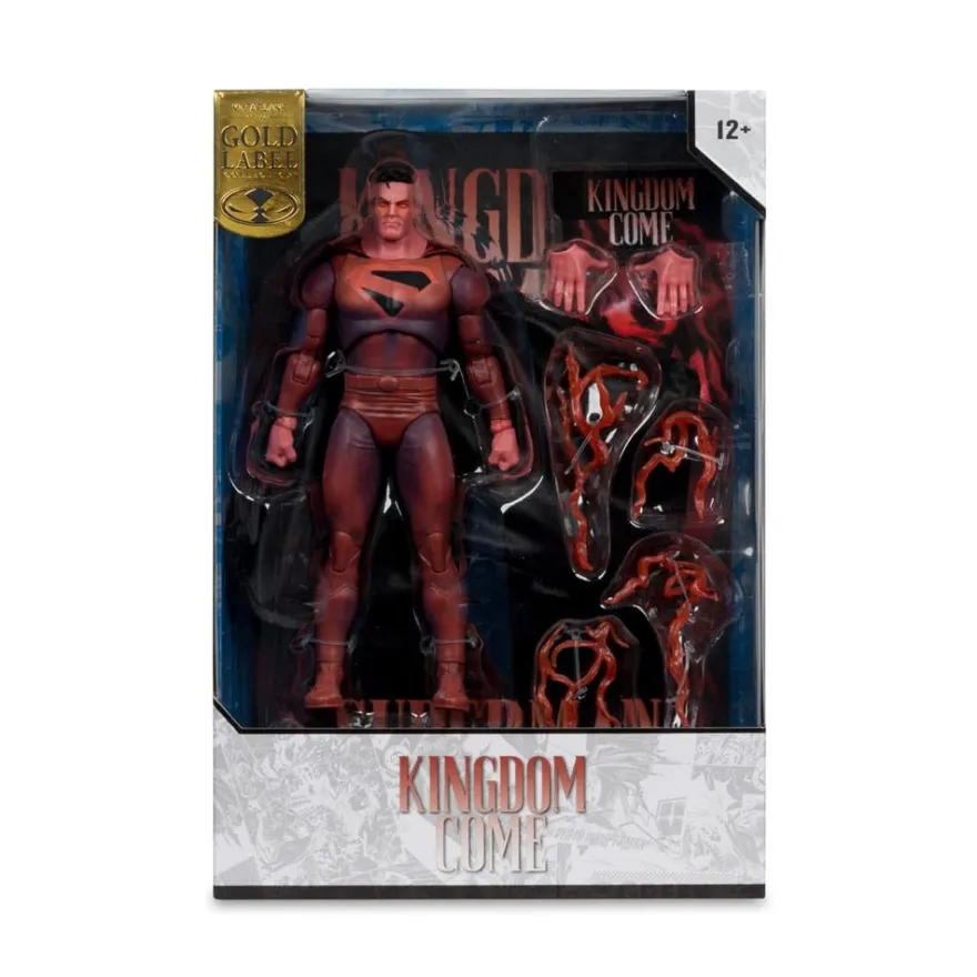 DC Multiverse McFarlane Cover Recreations Actionfigur Superman (Kingdom Come) (Gold Label) 18 cm