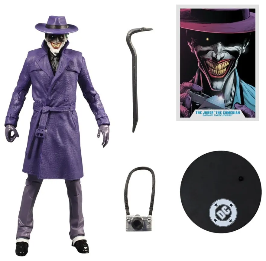 DC Multiverse McFarlane Vault Collection Actionfigur The Joker (The Comedian) (Batman: Three Jokers)