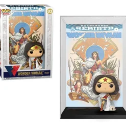 DC Rebirth Wonder Woman 80th Funko Pop! Comic Covers Vinylfigur Wonder Woman on Throne