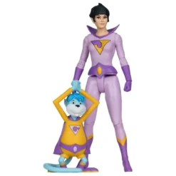 DC Retro Super Friends Actionfigur Jayna & Gleek (Red Platinum Edition) 15 cm