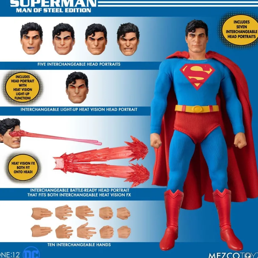 DC ´The One:12 Collective´ Actionfigur 1/12 Superman (Man of Steel Edition)