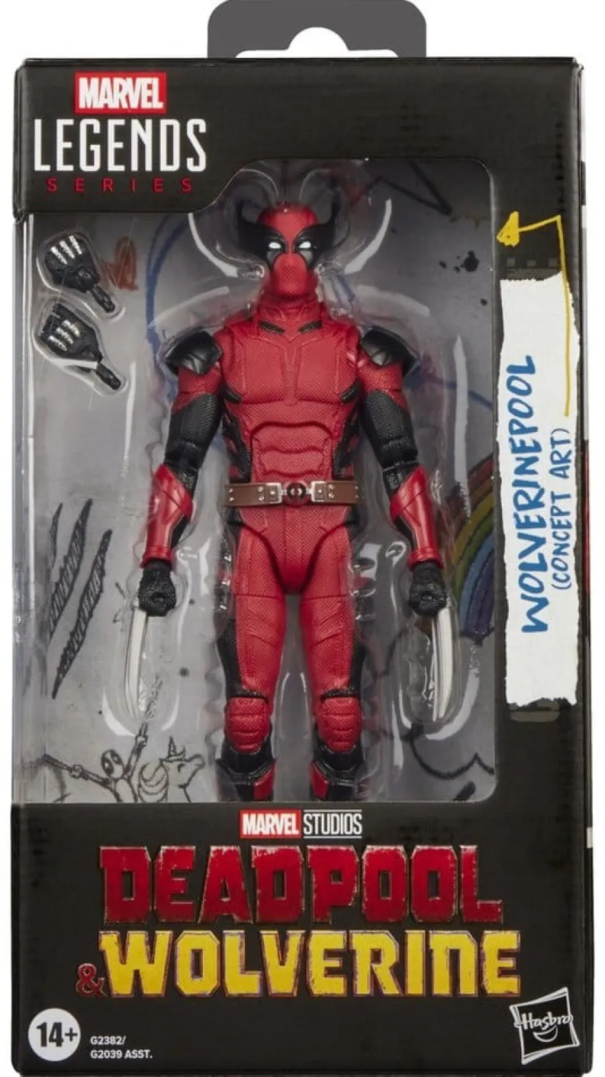 Deadpool & Wolverine Marvel Legends Actionfigur Wolverinepool (Concept Art) 15 cm