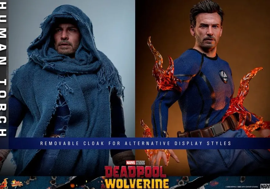 Deadpool & Wolverine Movie Masterpiece Actionfigur 1/6 Human Torch 31 cm