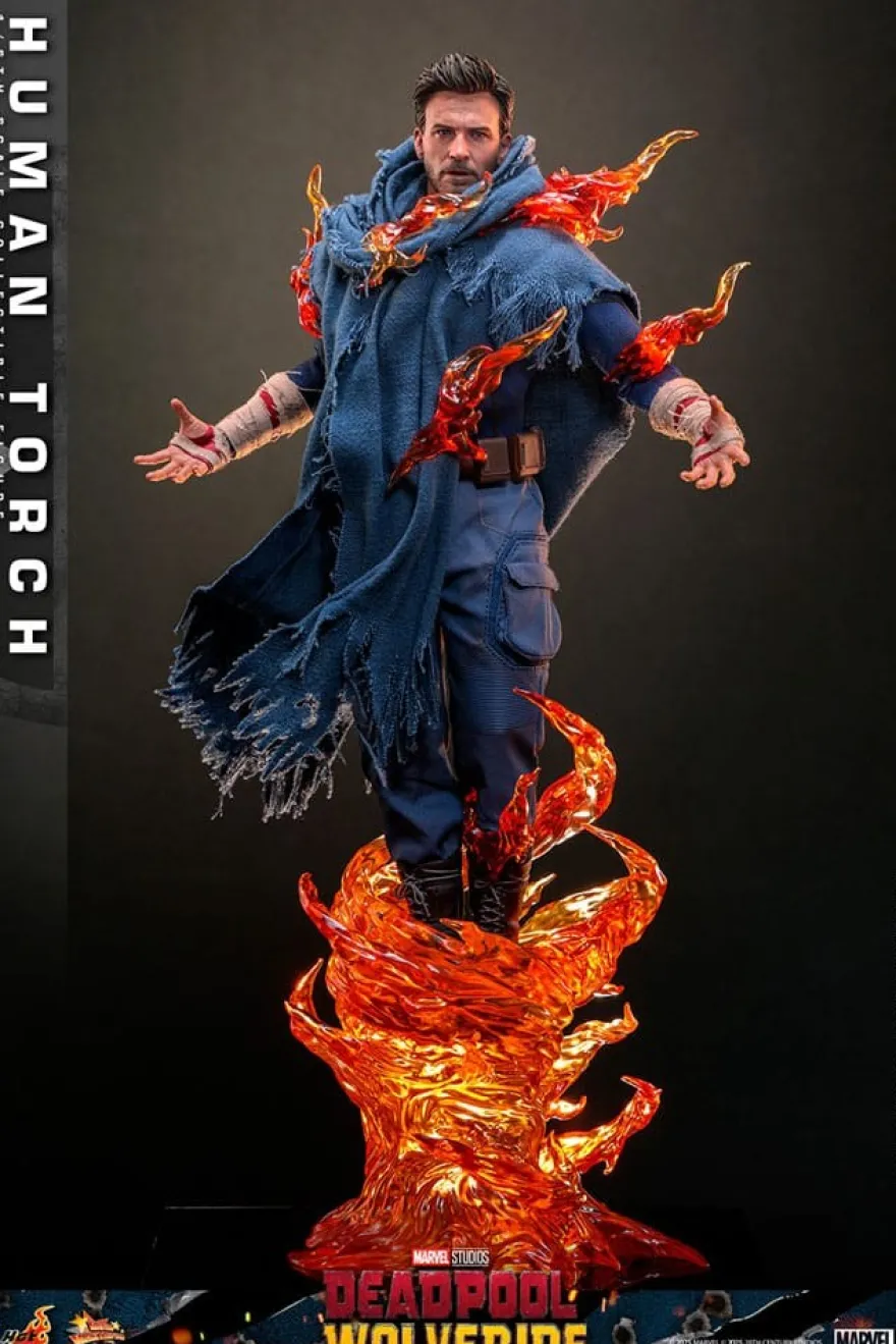 Deadpool & Wolverine Movie Masterpiece Actionfigur 1/6 Human Torch 31 cm