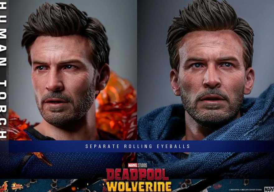 Deadpool & Wolverine Movie Masterpiece Actionfigur 1/6 Human Torch 31 cm