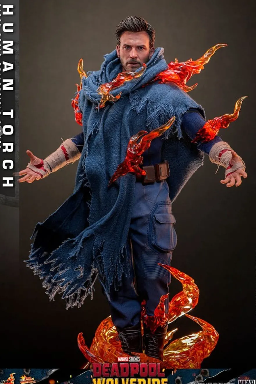 Deadpool & Wolverine Movie Masterpiece Actionfigur 1/6 Human Torch 31 cm