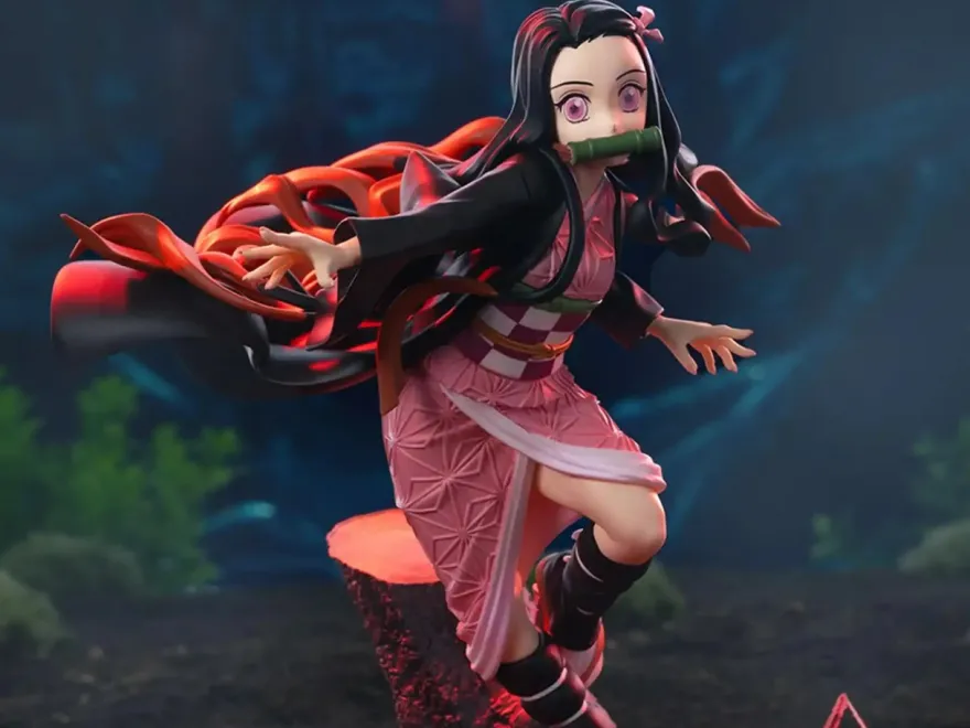 Demon Slayer Nezuko Kamado Xross Link Figur - Rerun