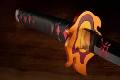 Demon Slayer Proplica Replik 1/1 Nichirin Schwert (Tanjiro Kamado) Kyojuro Rengoku´s Sword Gueard
