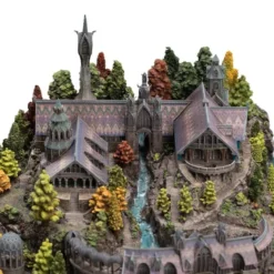 Der Herr der Ringe Miniatur Umgebung Rivendell 28 cm