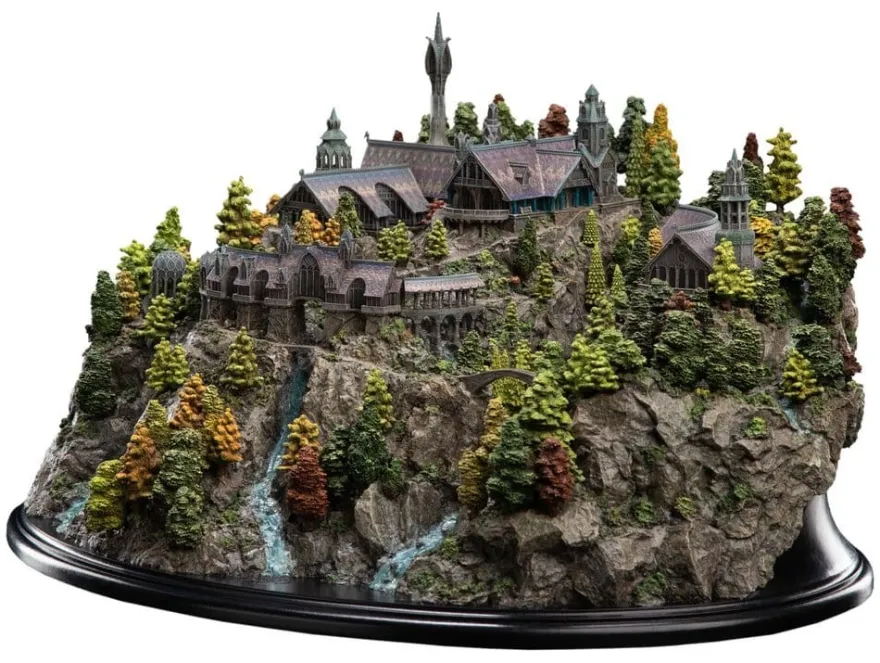 Der Herr der Ringe Miniatur Umgebung Rivendell 28 cm