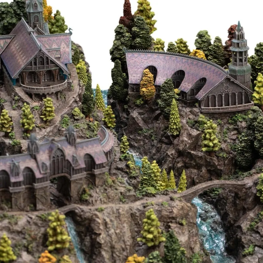 Der Herr der Ringe Miniatur Umgebung Rivendell 28 cm