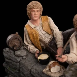 Der Herr der Ringe Mini Statue Merry und Pippin 12 cm