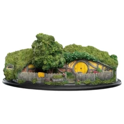 Der Hobbit Statue Hobbit Hole - 25 Gandalf's Cutting 14 cm