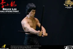 Der Mann mit der Todeskralle Statue 1/6 Bruce Lee Kali Sticks Fight Deluxe Basement Version 30 cm