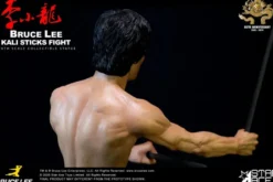 Der Mann mit der Todeskralle Statue 1/6 Bruce Lee Kali Sticks Fight Deluxe Basement Version 30 cm