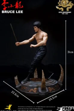 Der Mann mit der Todeskralle Statue 1/6 Bruce Lee Kali Sticks Fight Normal Basement Version 30 cm