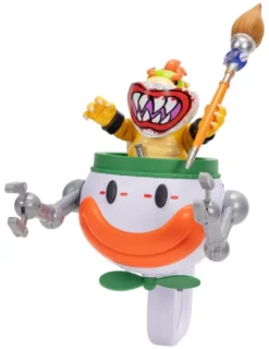 Der Super Mario Galaxy Film Actionfigur Bowser Jr. with Clown Car 13 cm