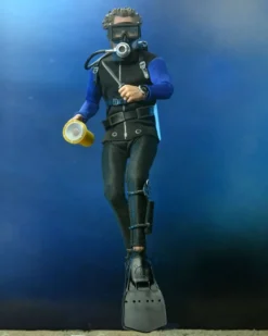 Der weiße Hai Retro Actionfigur Matt Hooper (Shark Cage)