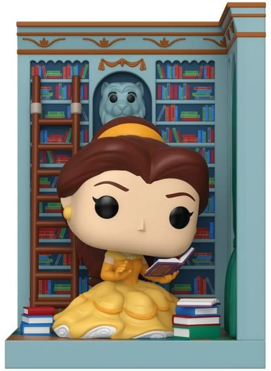 Die Schöne und das Biest POP! Nooks Vinyl Diorama Belle in Library 16 cm