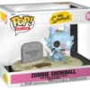 Die Simpsons POP! Deluxe Vinyl Figur Zombie Snowball 9 cm