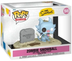 Die Simpsons POP! Deluxe Vinyl Figur Zombie Snowball 9 cm