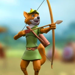 Disney Ultimates Actionfigur Robin Hood mit Stork