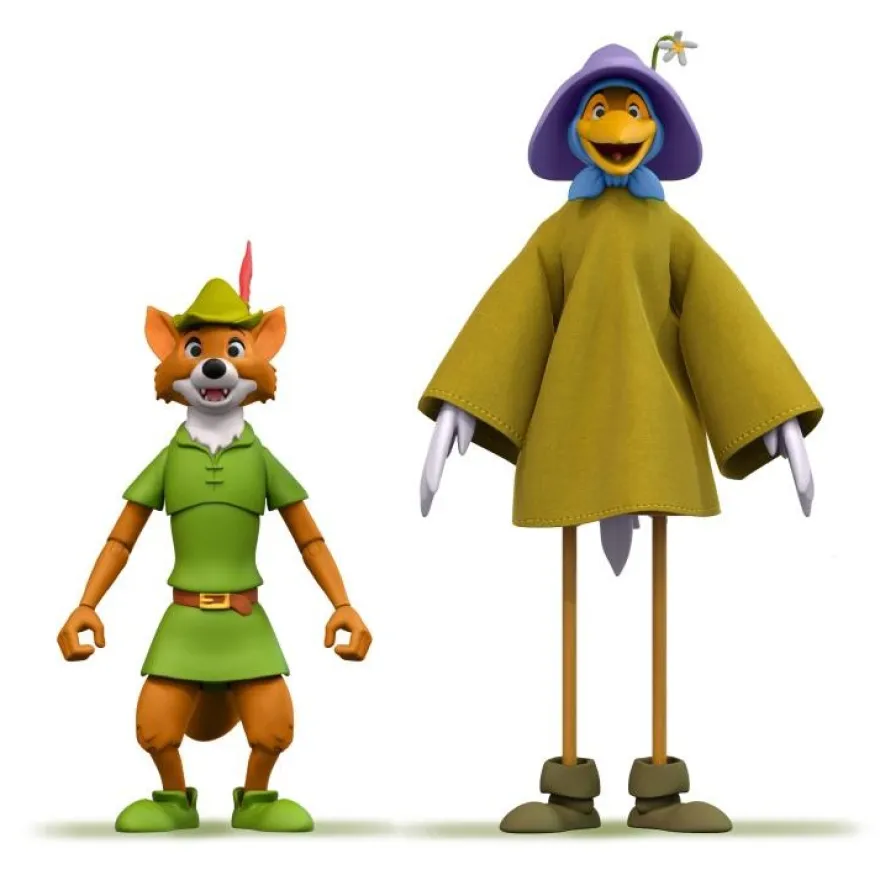 Disney Ultimates Actionfigur Robin Hood mit Stork