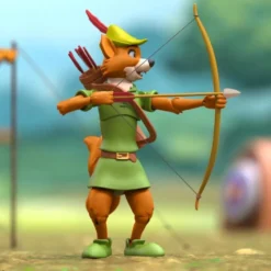 Disney Ultimates Actionfigur Robin Hood mit Stork