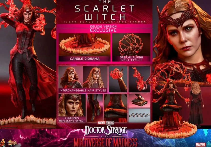 Doctor Strange in the Multiverse of Madness Movie Masterpiece Actionfigur 1/6 Scarlet Witch (Deluxe)
