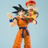 Dragon Ball S.H.Figuarts Actionfigur Son Goku & Son Gohan Kid & Kintoun 14 cm & 6 cm